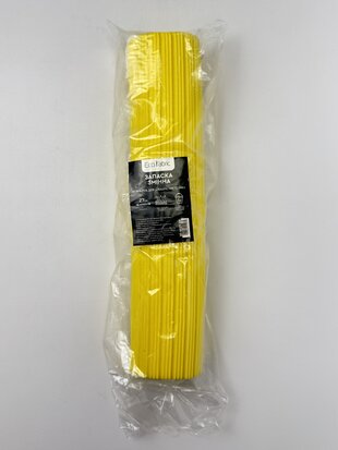 Запаска змінна PVA для швабри Метелик. м'яка 27см. жовта