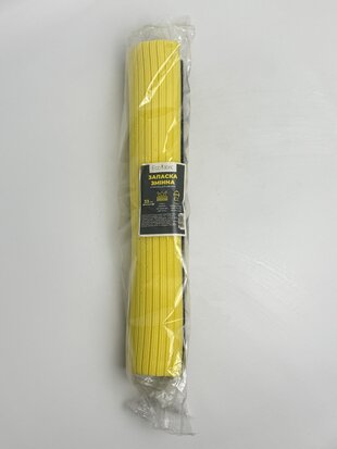 Запаска змінна PVA для швабри м'яка. 33 см жовта EF-3533-SY