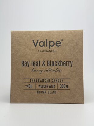 Свічка арома дерев. гніт Bay leaf&Blackberry 300г