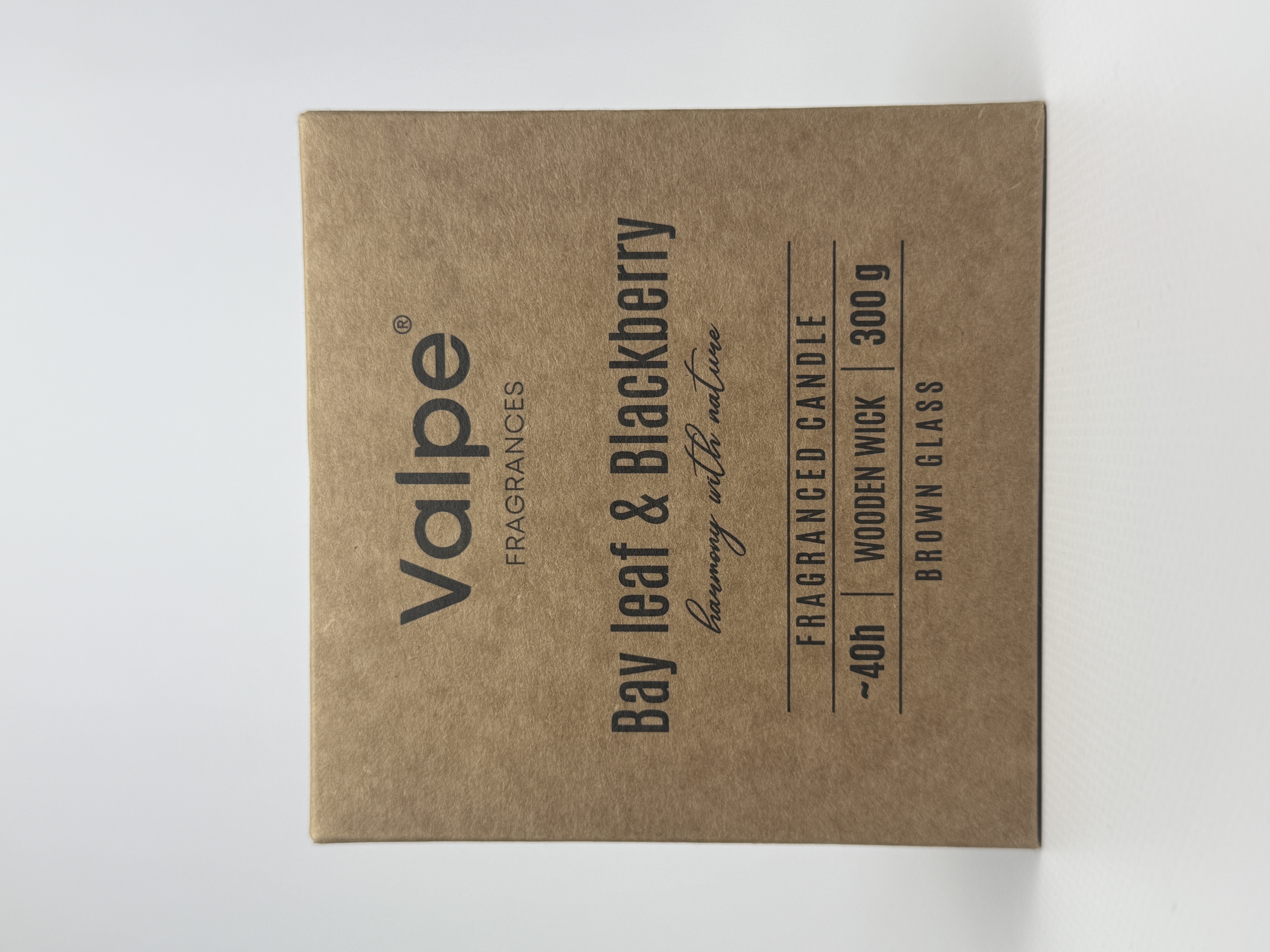 Свічка арома дерев. гніт Bay leaf&Blackberry 300г