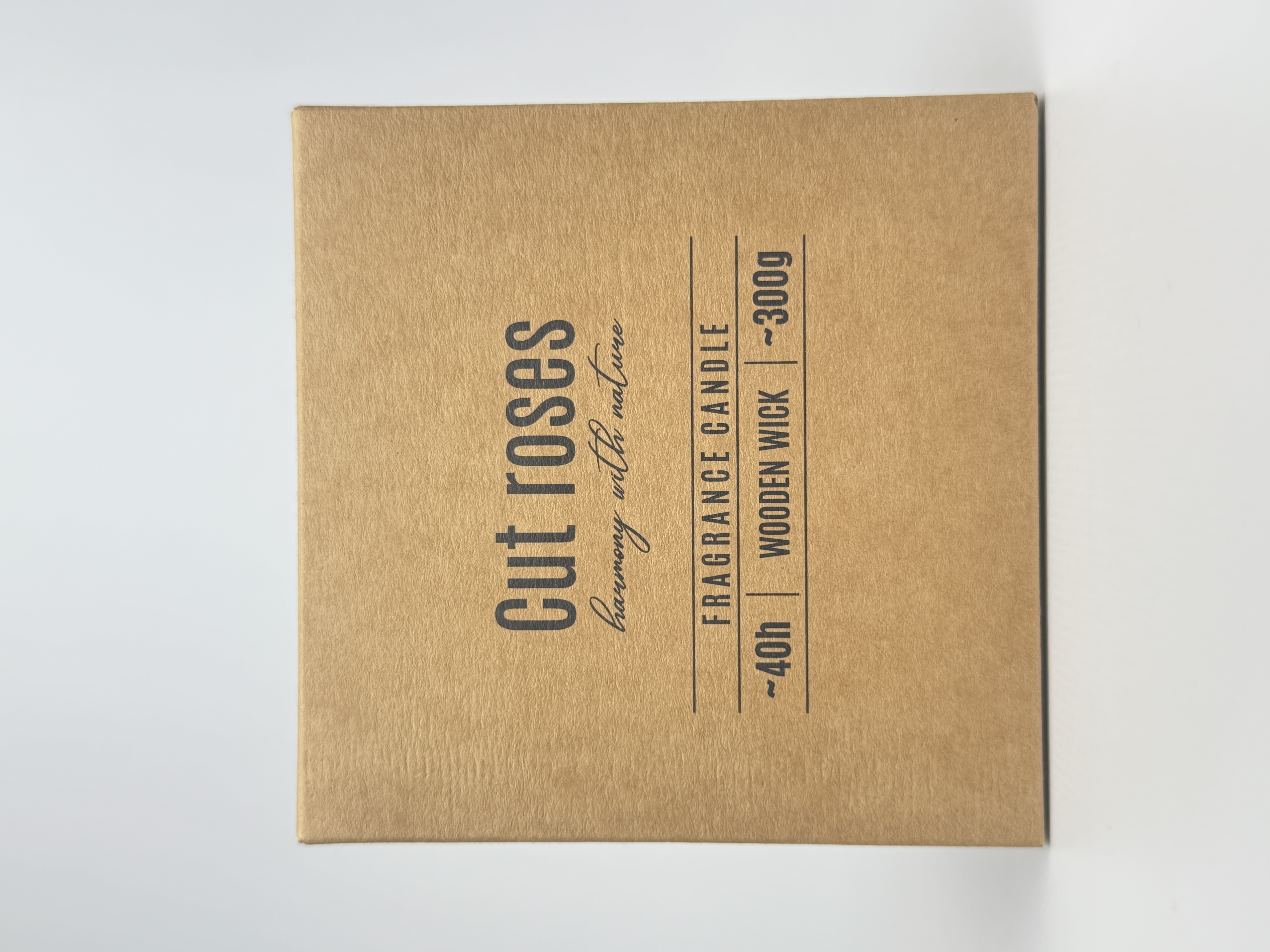 Свічка арома дерев. гніт Cut Roses 300г