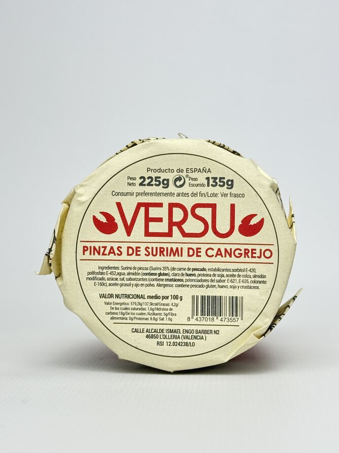 Клешні краба VERSU скло 225г