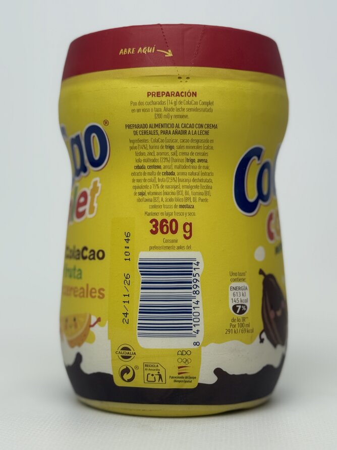 Гарячий шоколадний напій Colacao фрукти і злаки 360 г