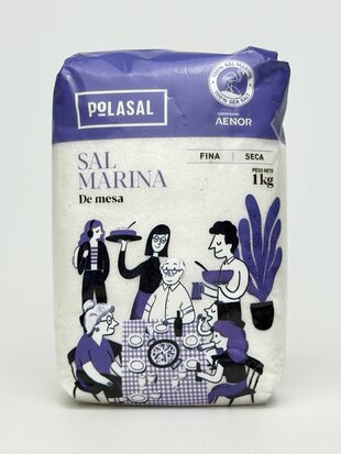 Polasal Сіль морська (дрібного помолу) 1 кг
