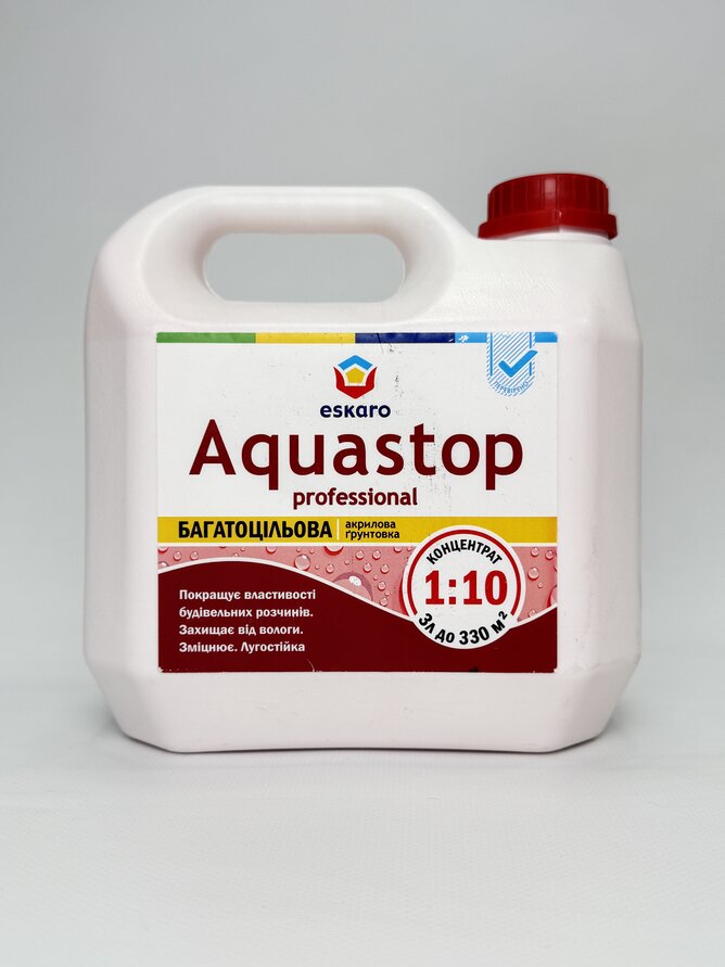 Грунтовка AquaStop-PROF 3 л конц. Eskaro