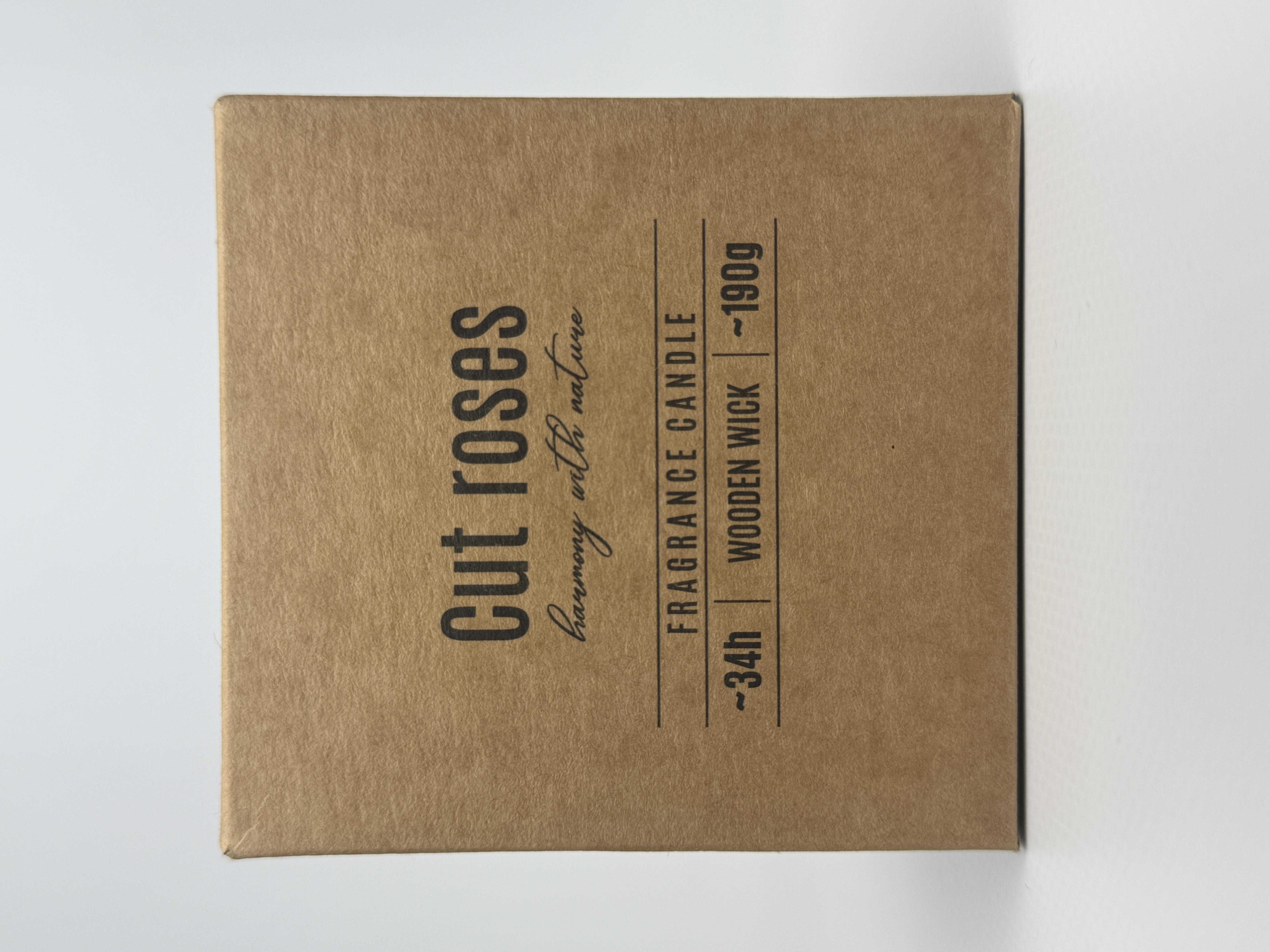 Свічка арома дерев. гніт Cut roses 190г