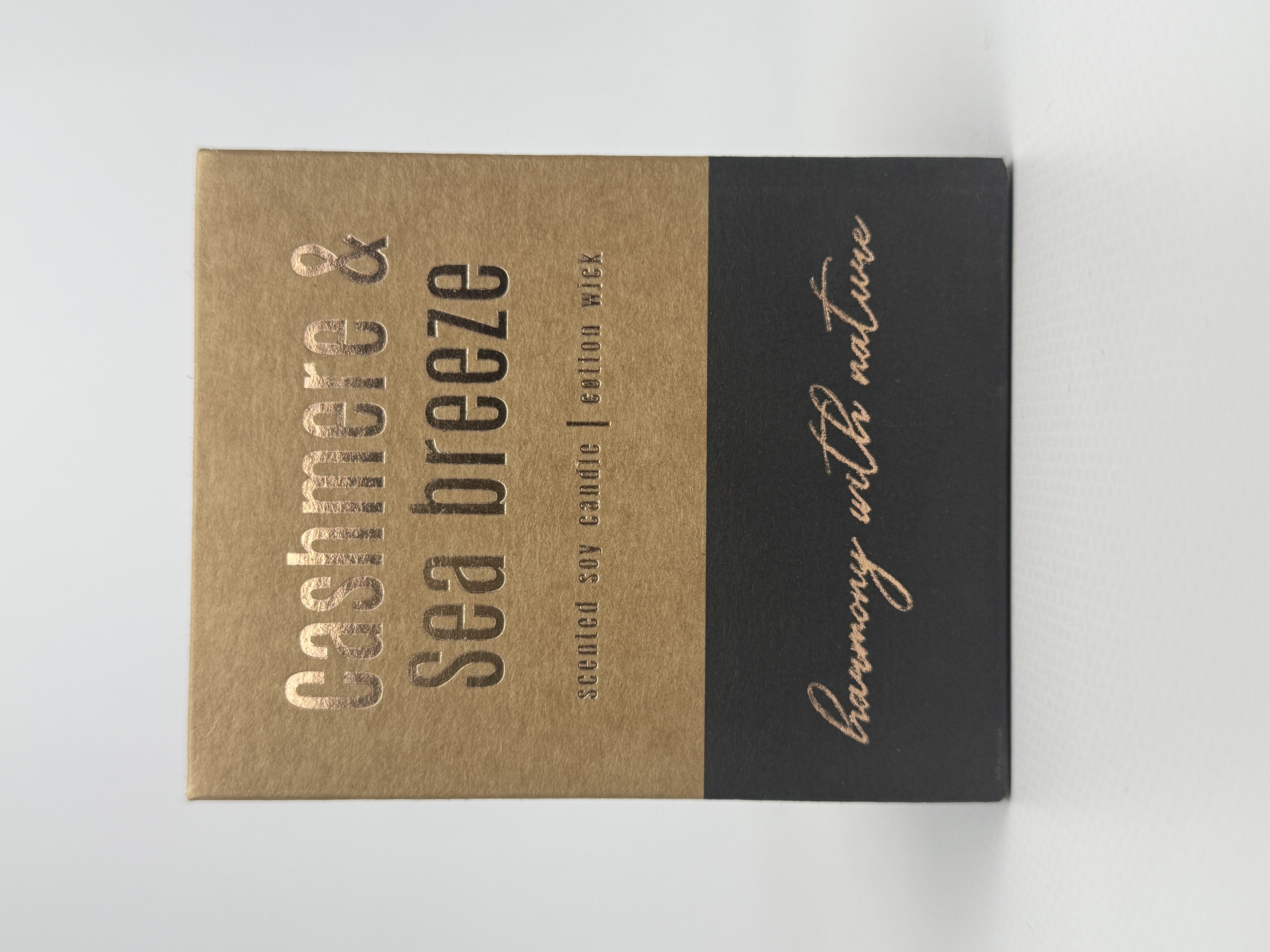 Свічка арома Cashemere&Sea breeze 130г