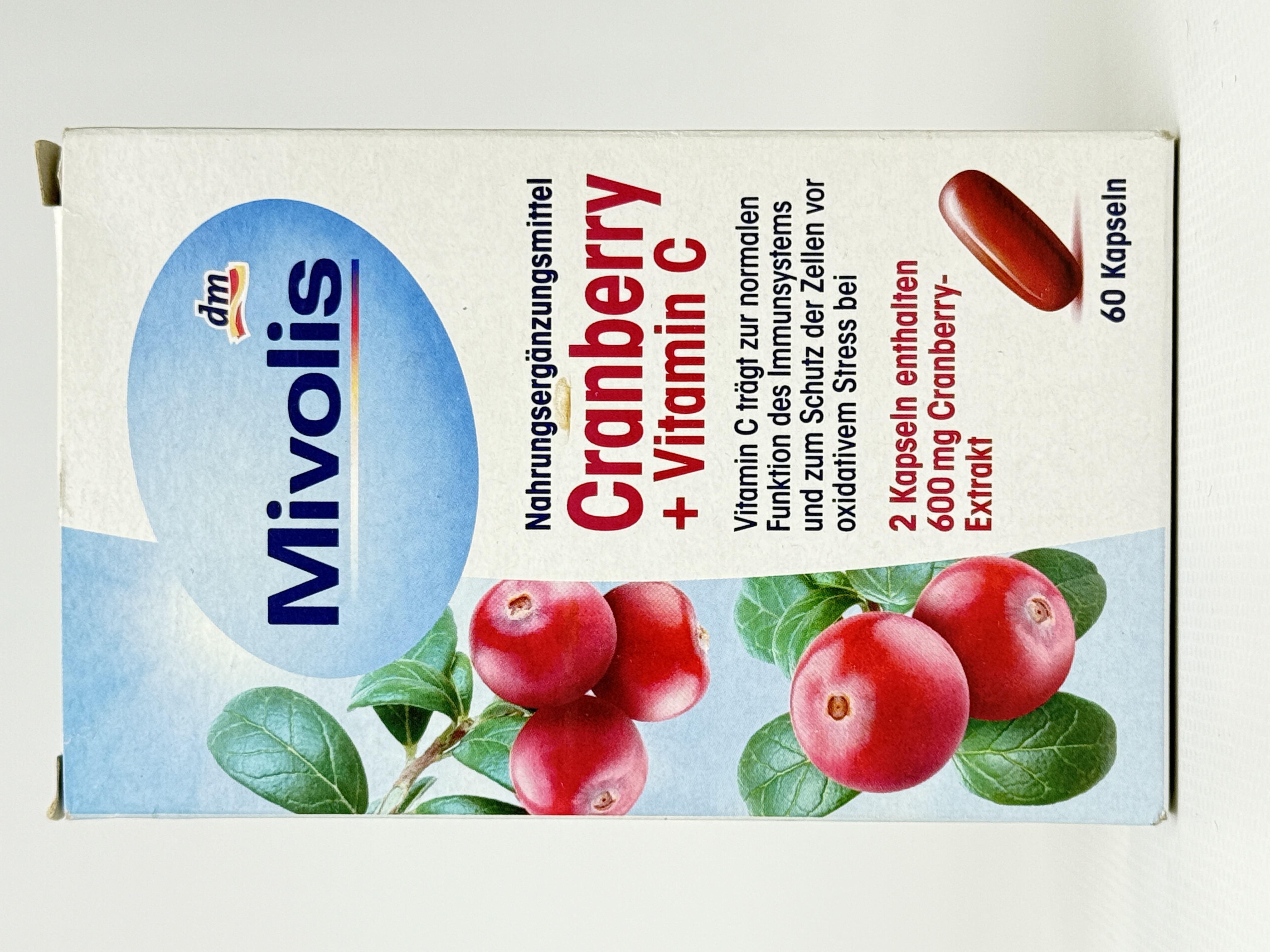 Mivolis - Cranberry + Vitamin C 60st 68g