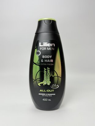 Lilien - Men Гель для душу & Шампунь All-Out 400ml