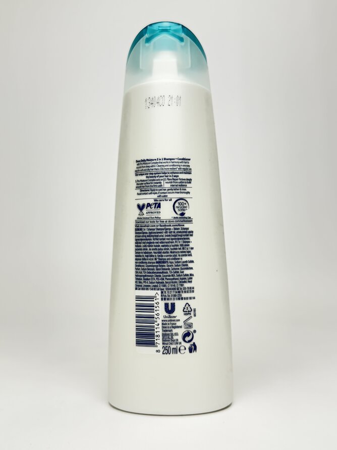 Dove - Shampoo Daily Moist 2in1 250ml