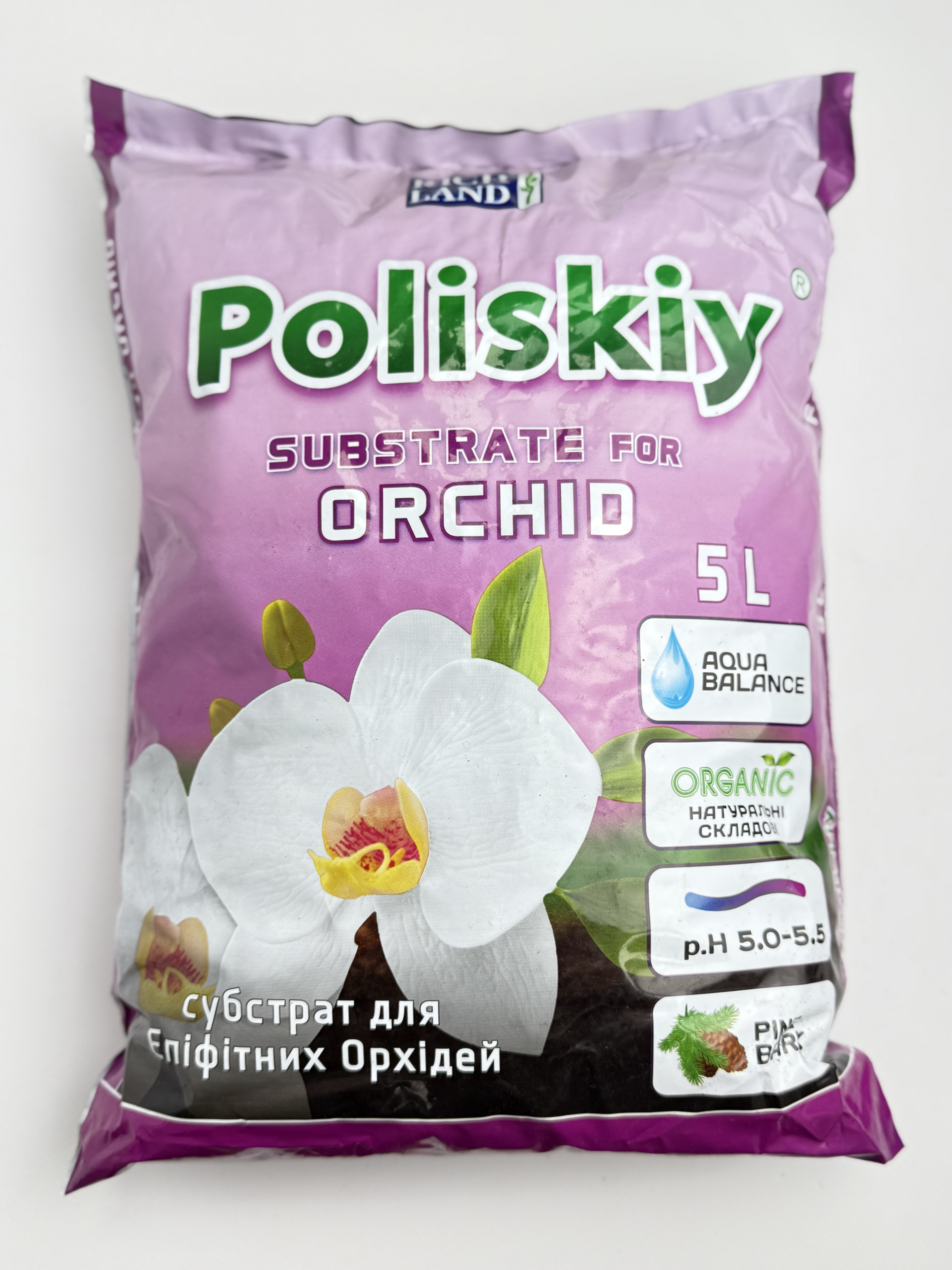 Субстрат Поліський орхідея епіфітна 5 л
