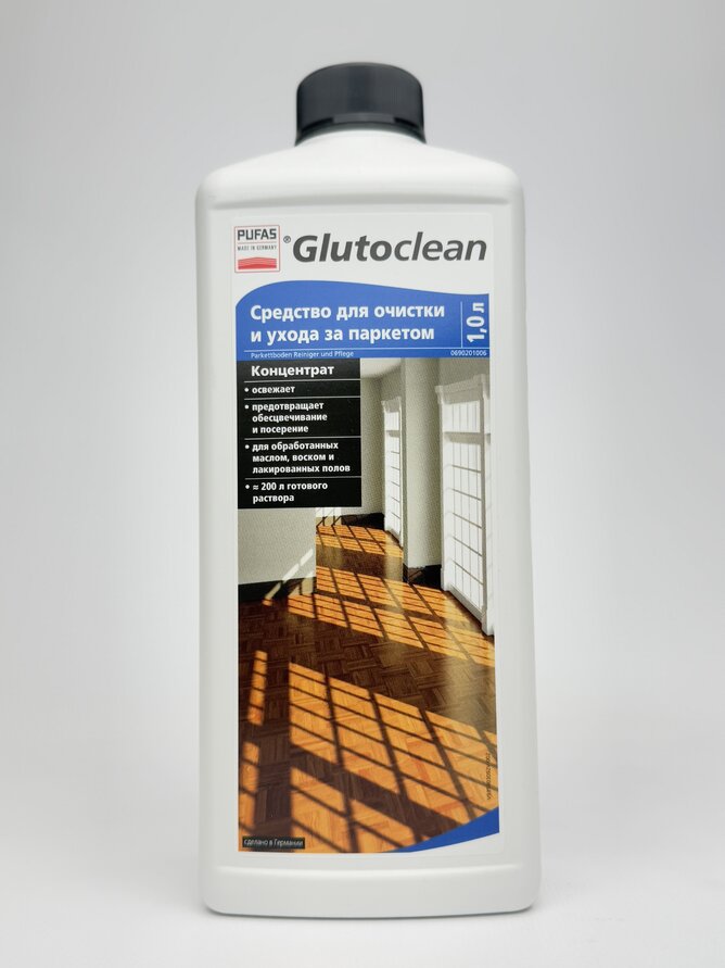 Glutoclean Засіб для очищ. та догл. за паркетом 1л
