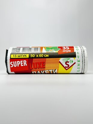 Пакети д/см. Супер Люкс 35л/15шт.