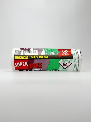 Пакети д/см. Супер Люкс 60л/10шт.