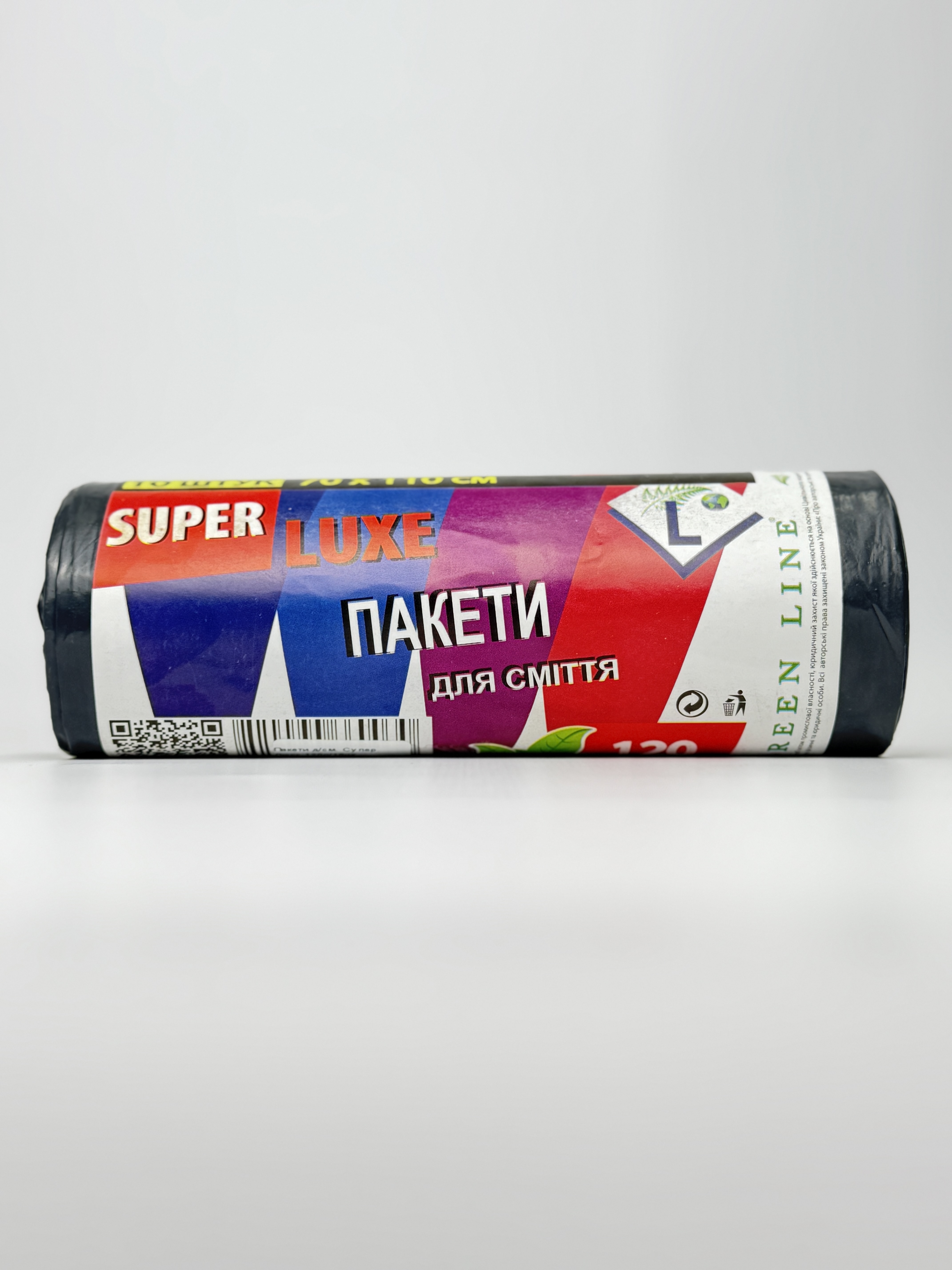 Пакети д/см. Супер Люкс 120л/10шт.