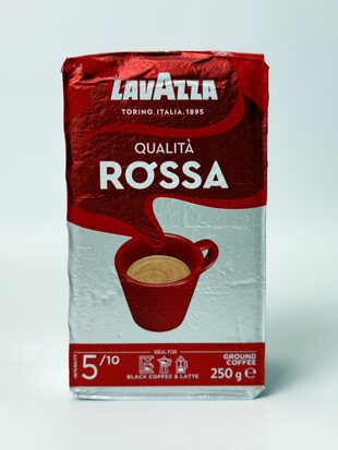 Кава мелена Lavazza Rossa колір 250г