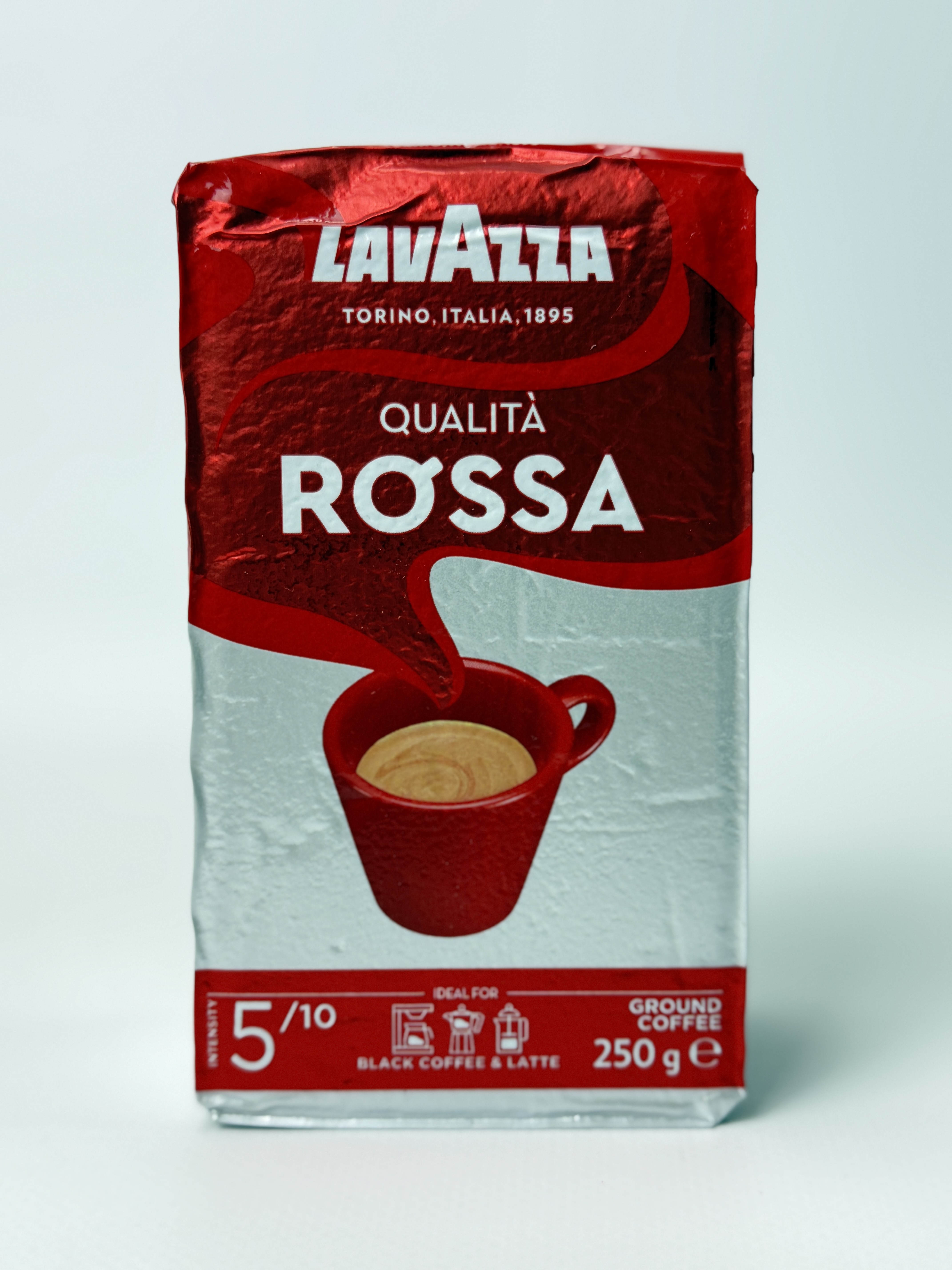 Кава мелена Lavazza Rossa колір 250г