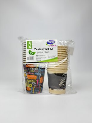 Набір Stella 12+12 паперовий. 12 персон (1 шт)