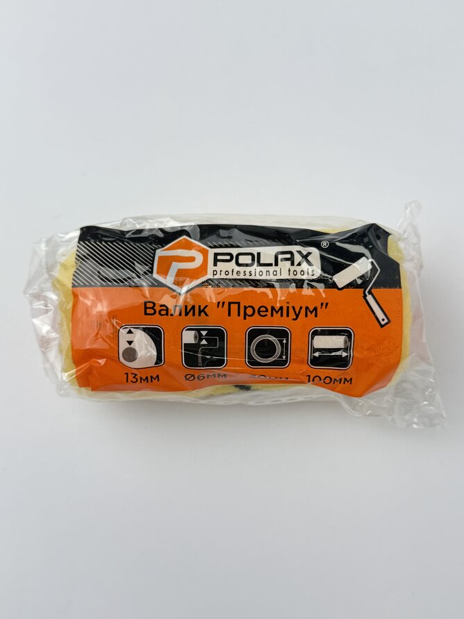 Валик POLAX "Преміум"6*30*100мм