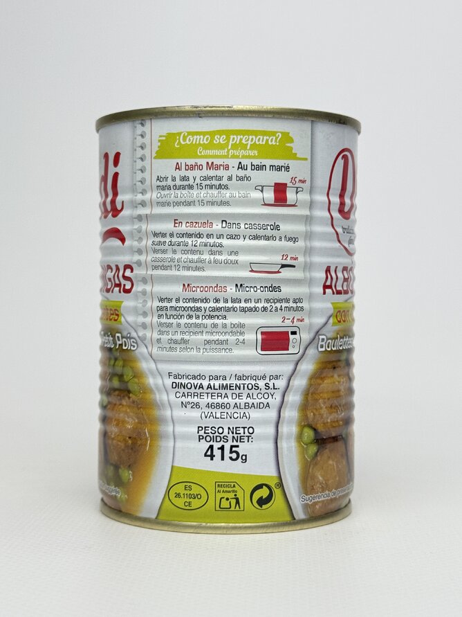 Каша DIDI 415 гр. Con Guisantes