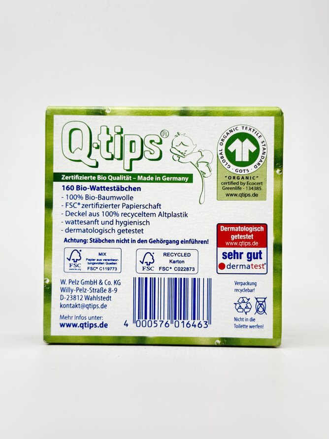 Палички Вушні Q-Tips Bio 160st /10