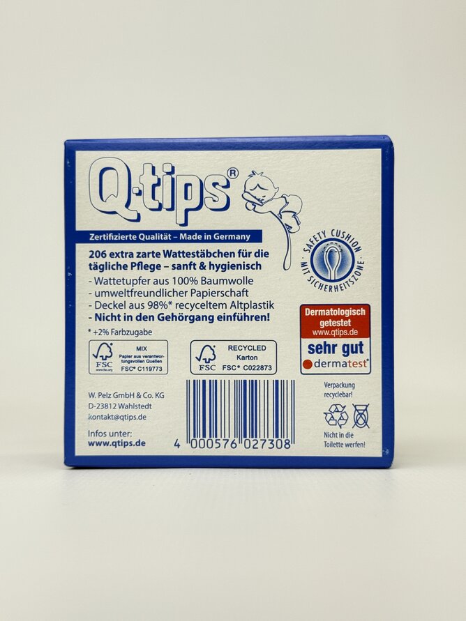 Палички Вушні Q-Tips original 206st /10