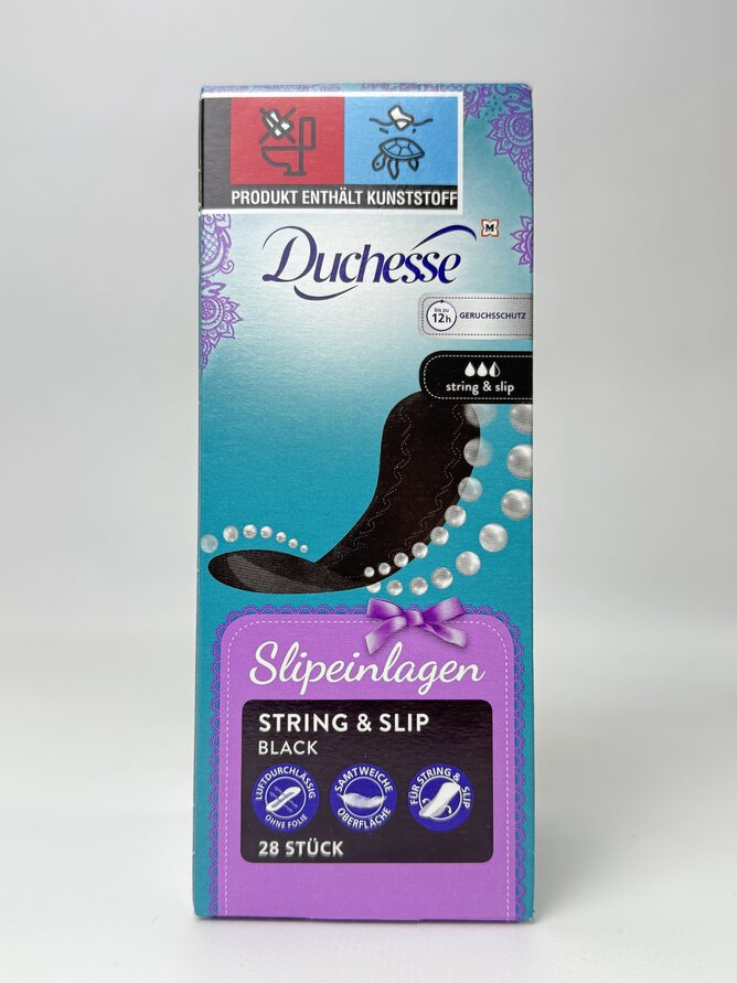 Прокладки Щоденні Muller Duchesse String Black 12h 2.5кр. 28st