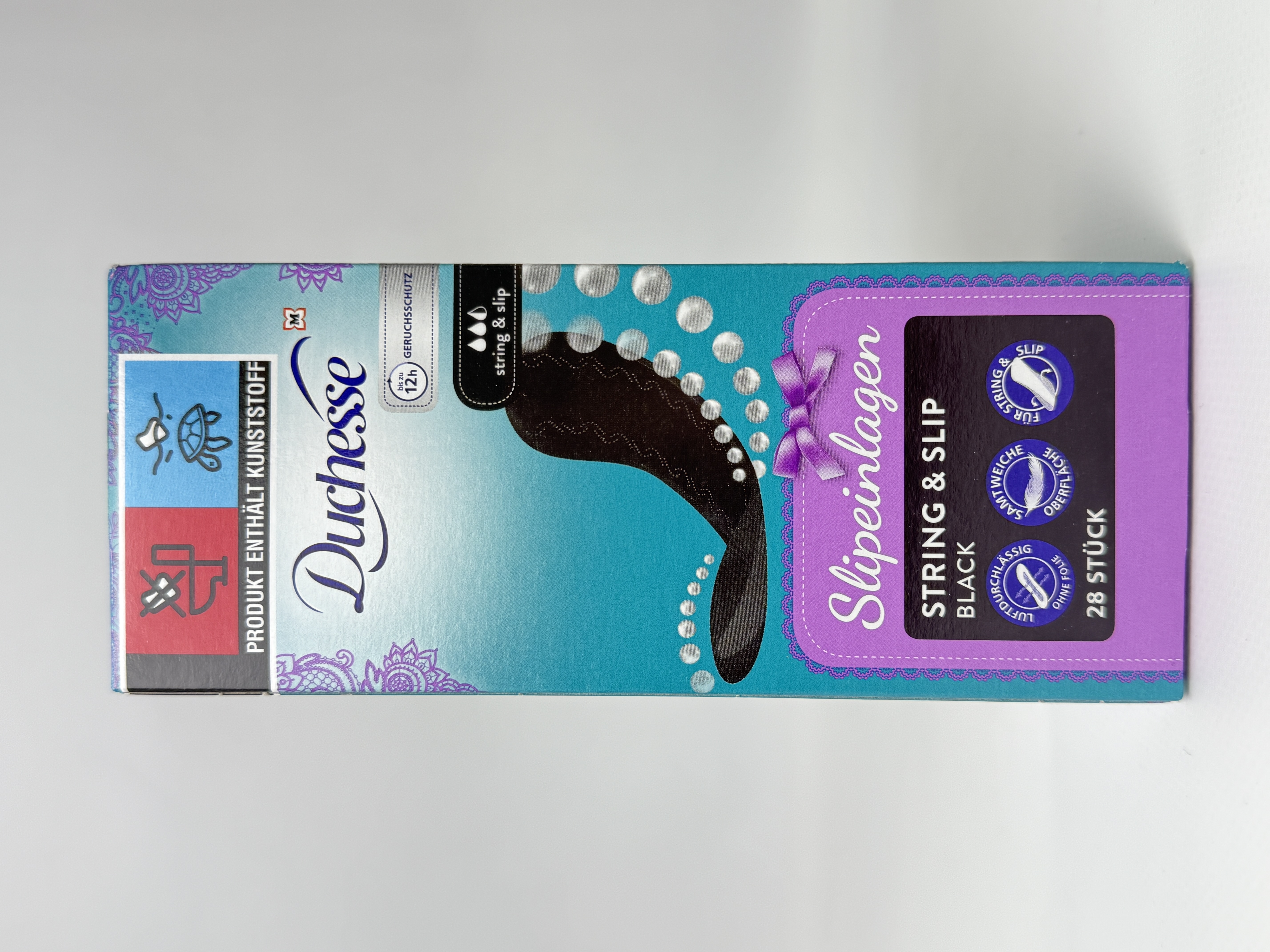 Прокладки Щоденні Muller Duchesse String Black 12h 2.5кр. 28st