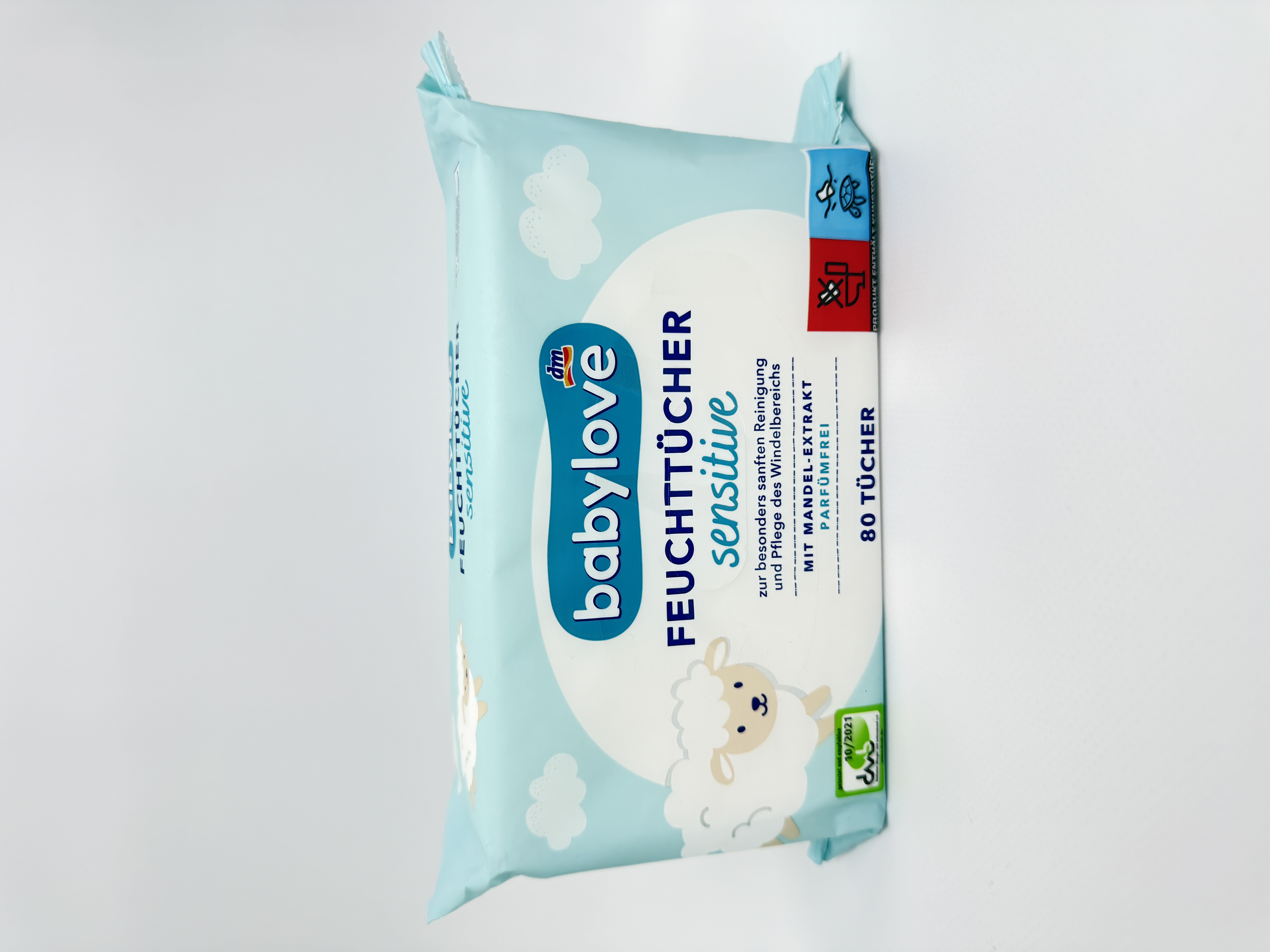 babylove - Вологі серветки Sensitive 80шт.