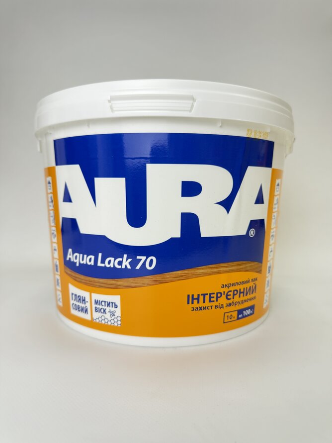 Лак акрил. Aqua Lack 70 10л AURA