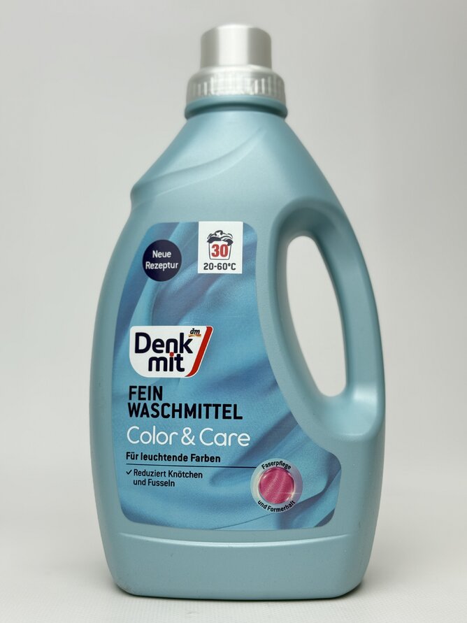 Denk Mit Гель для прання кольорових/делікатних речей Color&Care 30прань 1.5л