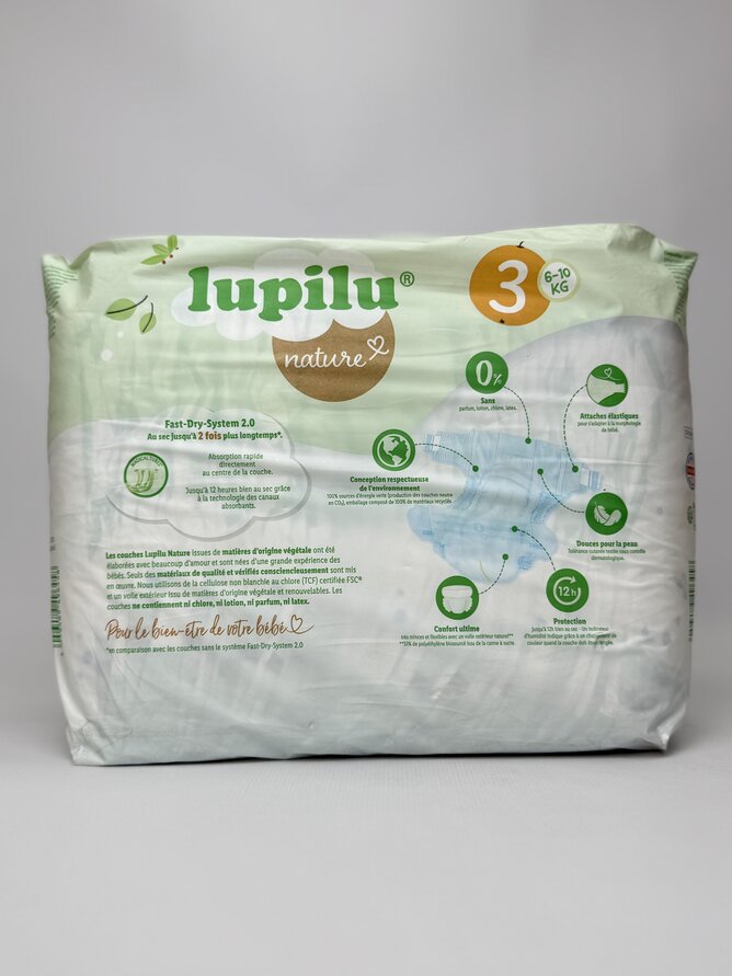 Підгузки Lupilu Nature 3 (6-10 кг) 36 шт