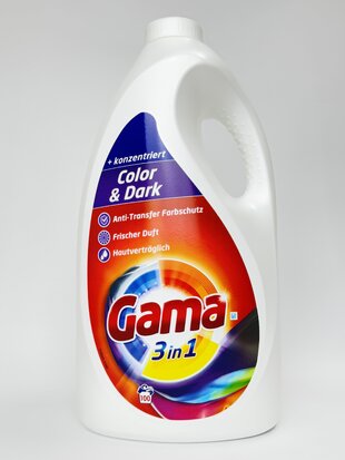 Gama Гель для прання 3in1 gel 5л (100) color & dark