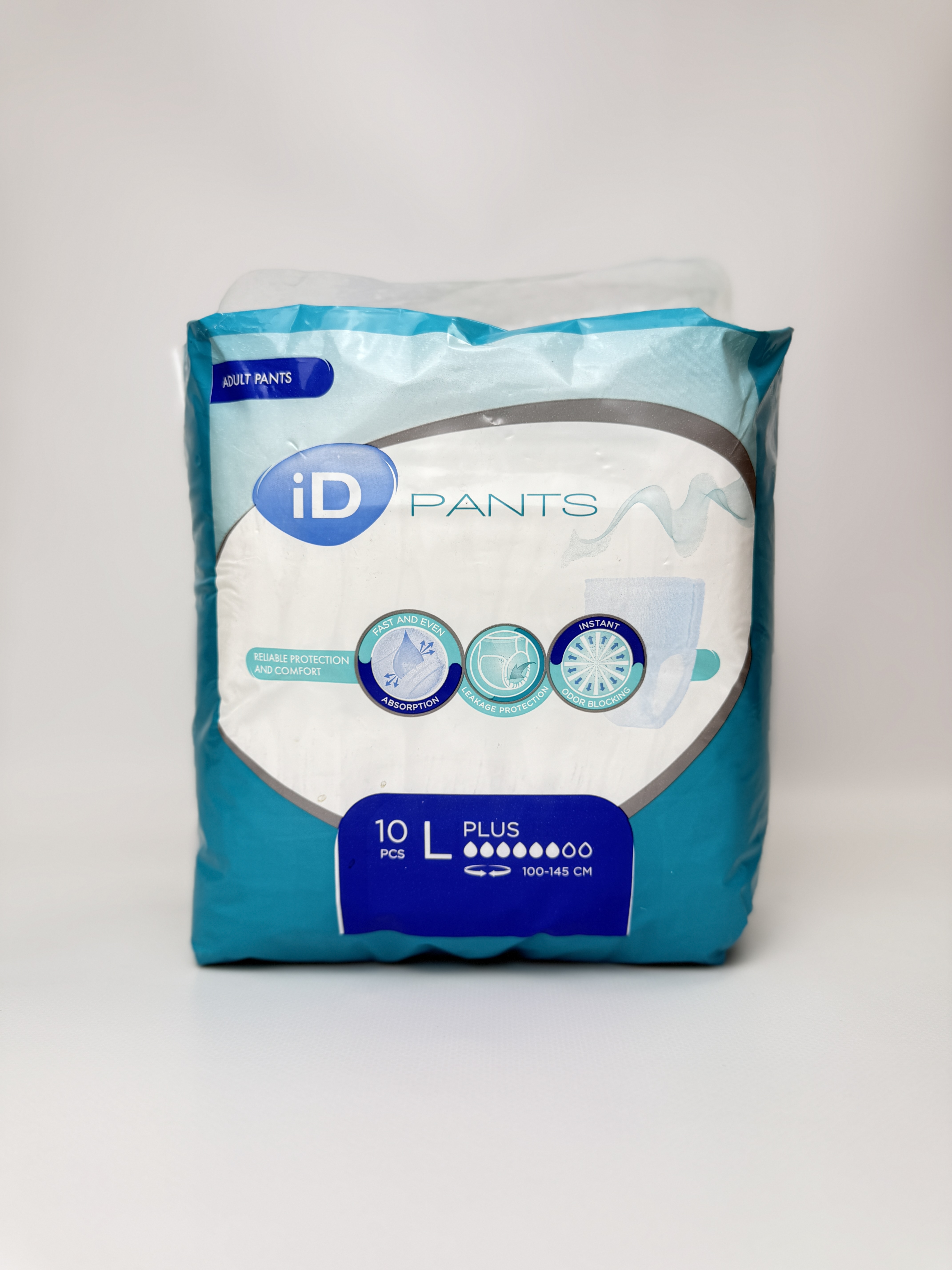 ID Plus L підгузники-труси для дорослих 10шт (7%)