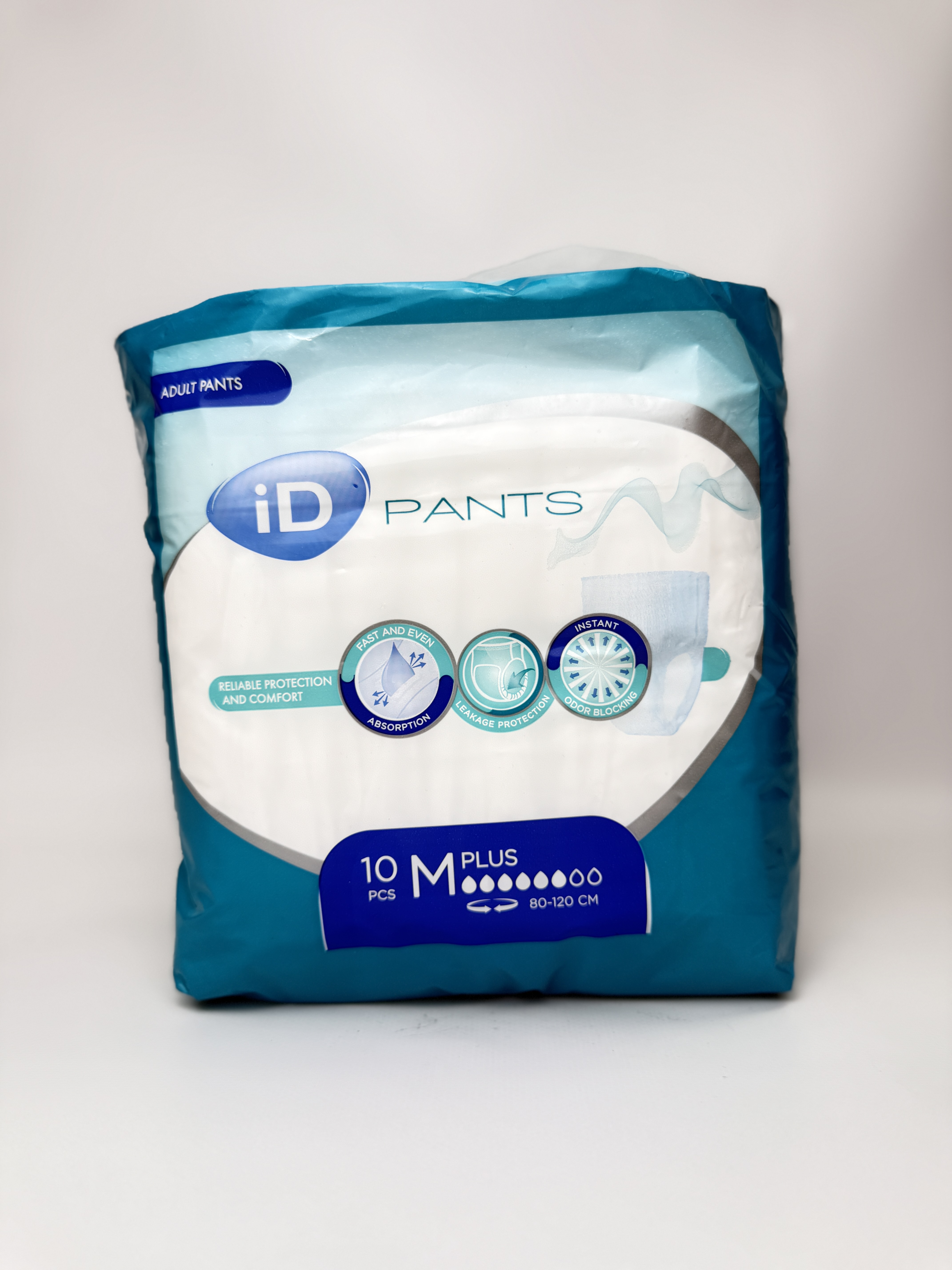 ID Plus M підгузники-труси для дорослих 10шт (7%)