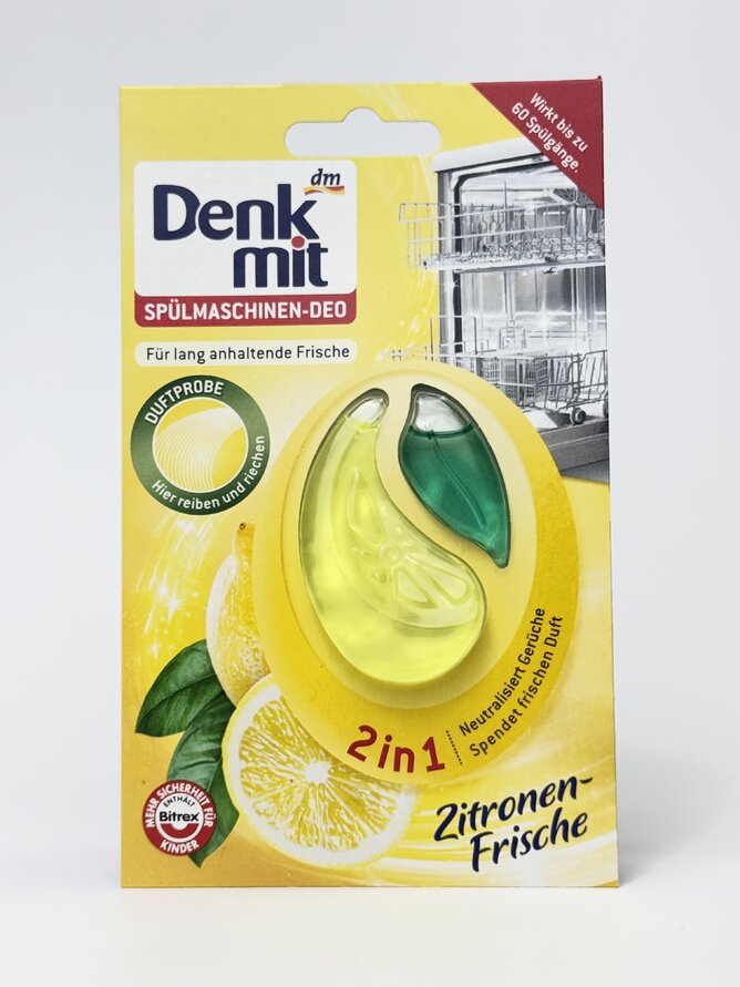 Denk Mit Поглинач запаху в посудомийну машину Лимон