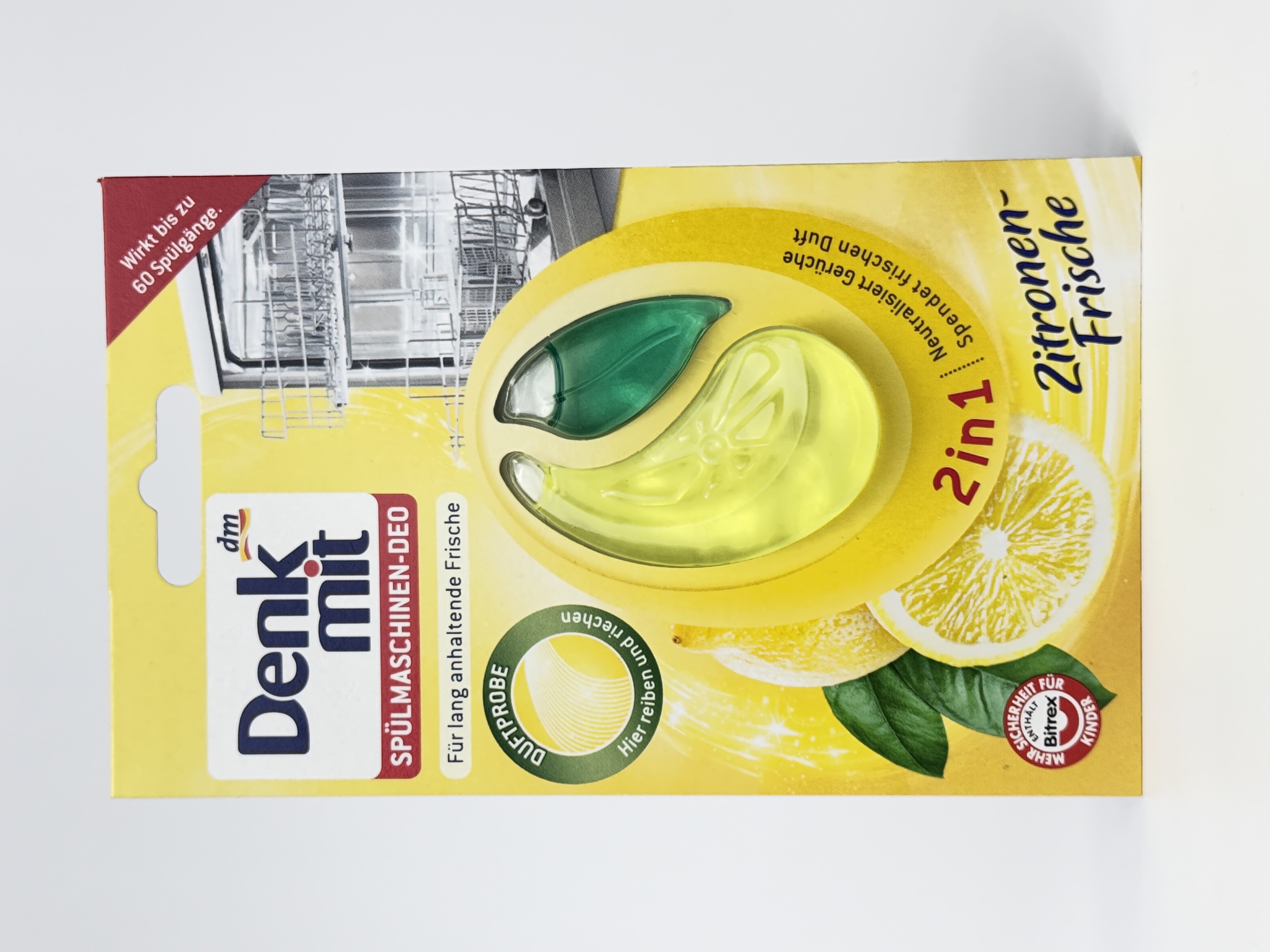 Denk Mit - Поглинач запаху в посудомийну машину лимон