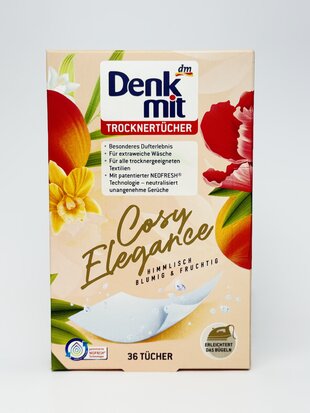 Denk Mit Ароматизовані серветки д/суш.машини Cosy Elegance.36шт