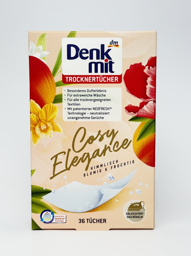 Denk Mit Ароматизовані серветки д/суш.машини Cosy Elegance.36шт