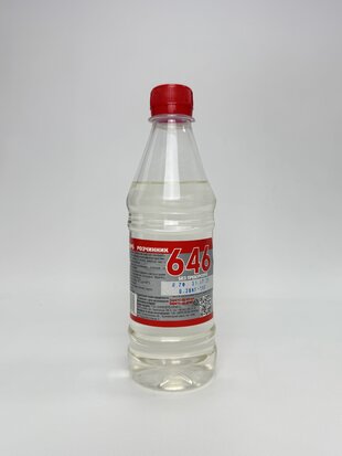 Розчинник 646 ПЕТ 0.5л (350г) Хімрезерв