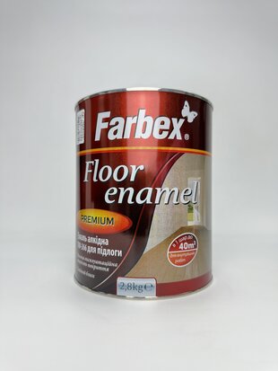 Емаль алкідна ПФ-266 червоно-коричнева ТМ "Farbex" 2.8 кг
