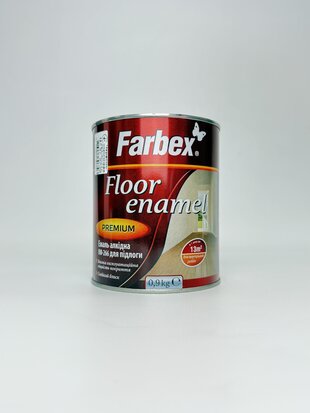 Емаль алкідна ПФ-266 червоно-коричнева ТМ "Farbex" 0.9 кг