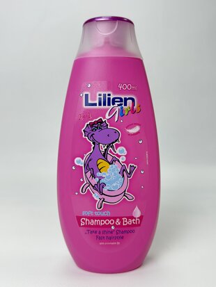 Lilien - Шампунь дитячий Girls 2in1 400ml