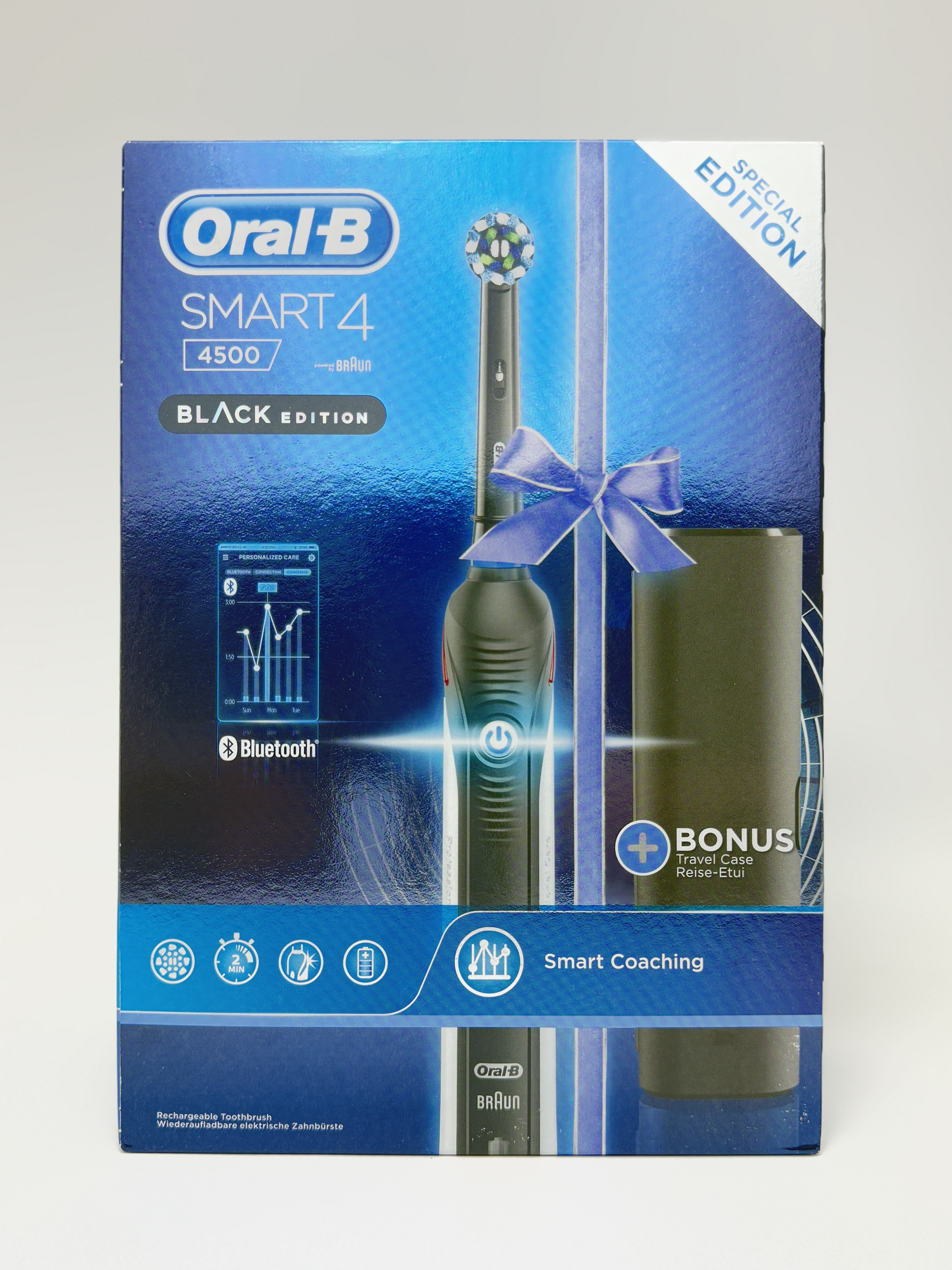 Oral-B - Електрична зубна щітка SMART 4 Black edition