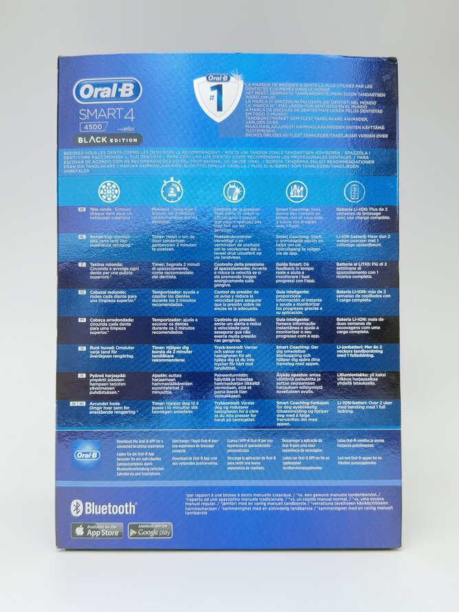 Oral-B - Електрична зубна щітка SMART 4 Black edition