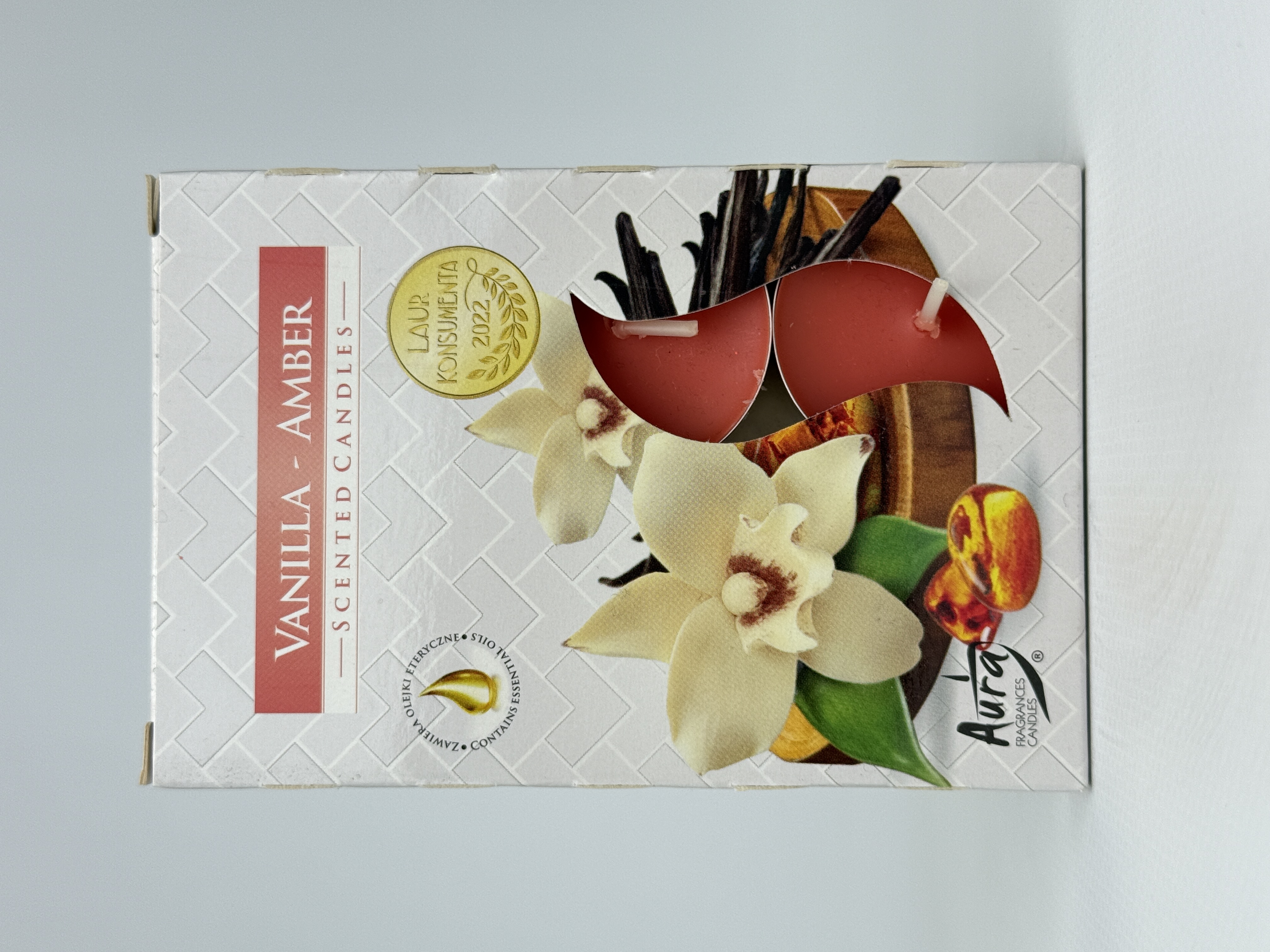 Свічка ароматна Vanilla-Amber 6*11г