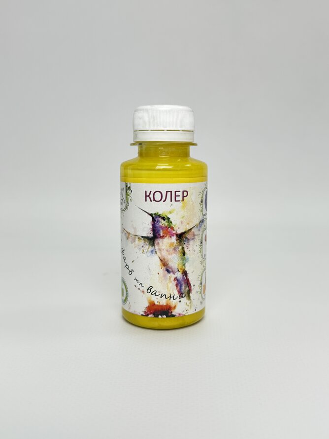 Барвник конц.ун. 02 золот.-жовт. 100мл Колібрі