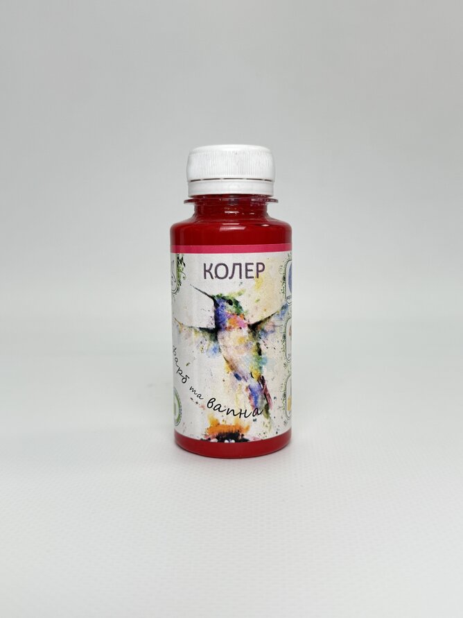 Барвник конц.ун. 19 рожевий 100мл Колібрі