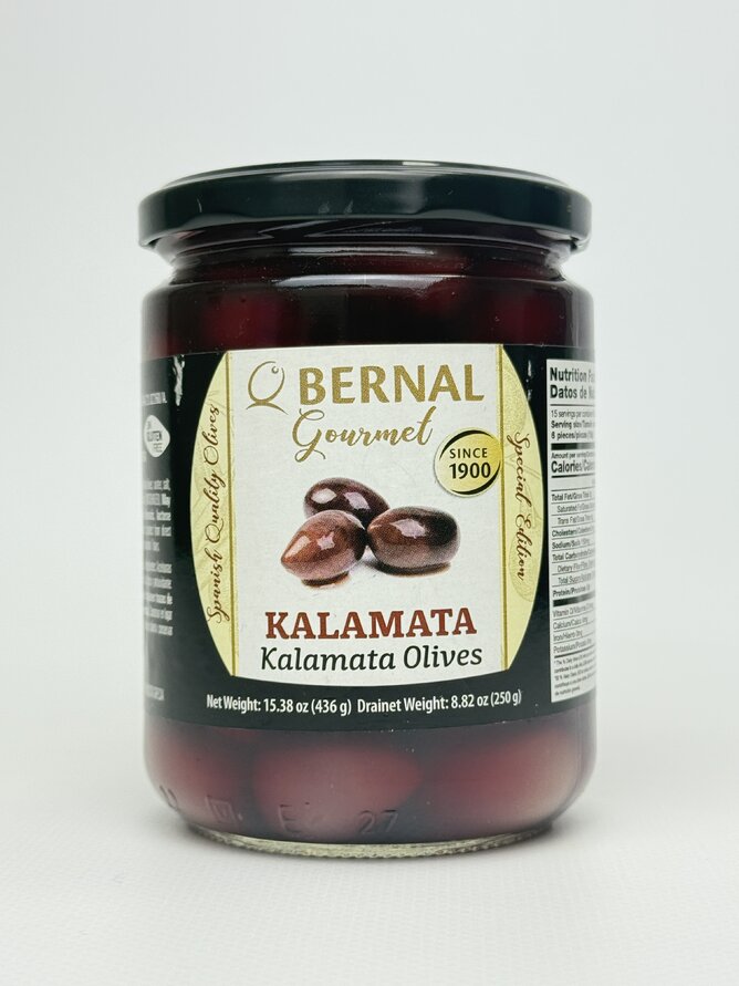 Оливки Bernal Kalamata 436 г