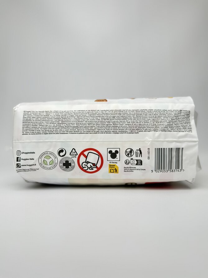 Huggies Extra Care підгузники дитячі 4 (8-16кг) 33шт
